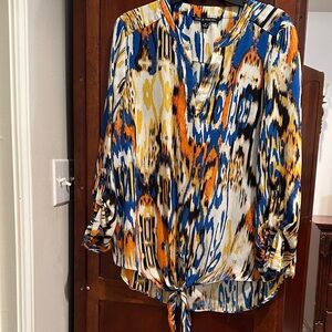 Zac & Rachel Multicolor Printed Blouse